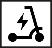 Electric scooter padlock
