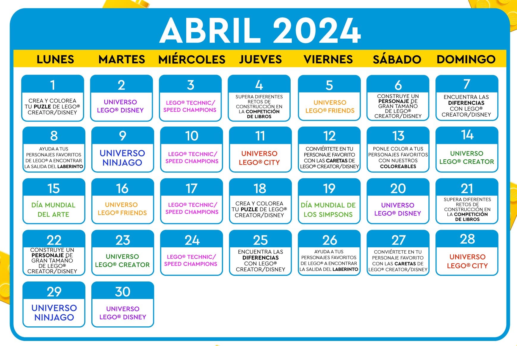 Lff Calendario Abril 2024