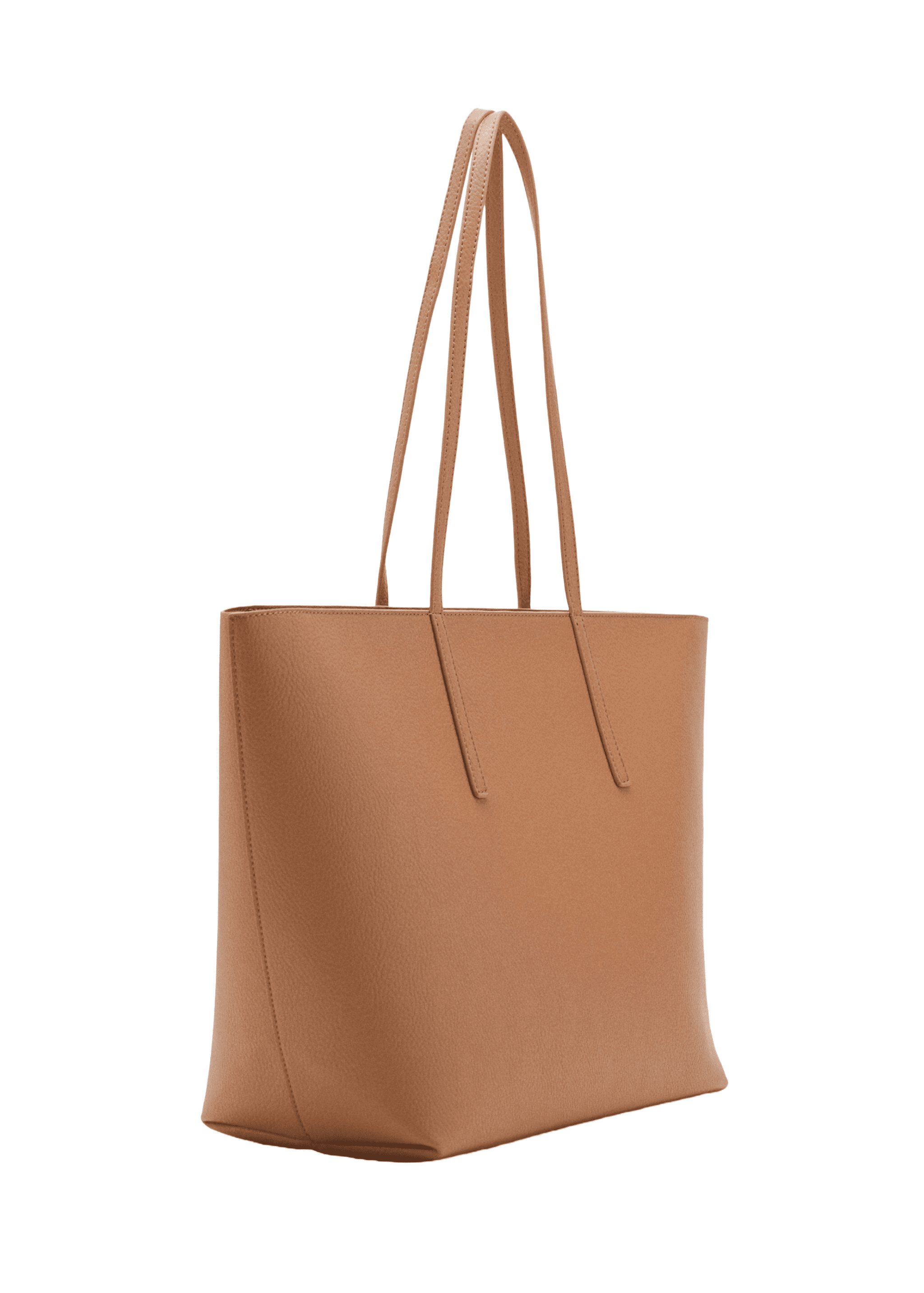 Bolso Maxi Shopper Marr&oacute;n Mango