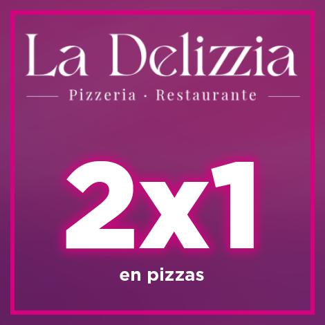 ¡2x1 en pizzas!